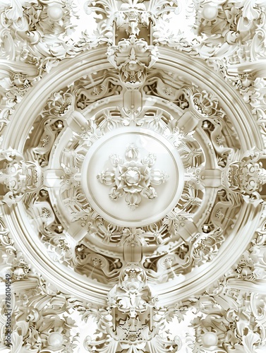 detail of the ceiling of the basilica of st mark