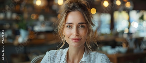 Wallpaper Mural Confident Professional at Work: Modern Workplace Focus. Concept Modern Workplace, Professional Attire, Confidence, Office Environment, Business Portraits Torontodigital.ca