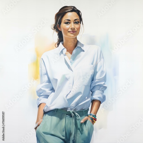portrait of a person with headphones