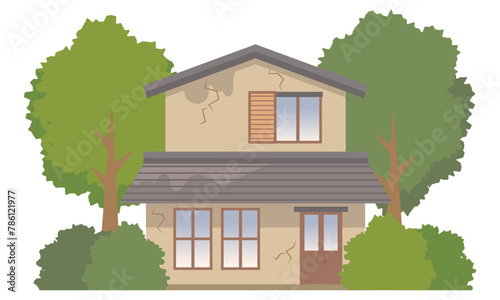 傷んだ一戸建て住宅