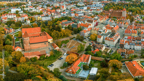 Olsztyn - widok na Stare Miasto.  © Janusz Lipiński