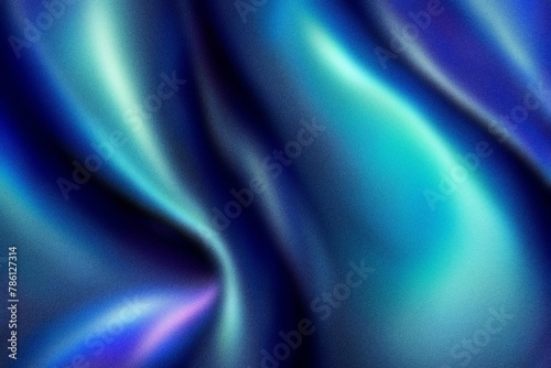 Iridescence Dark Blue Grainy Gradient Abstract Background Poster Banner