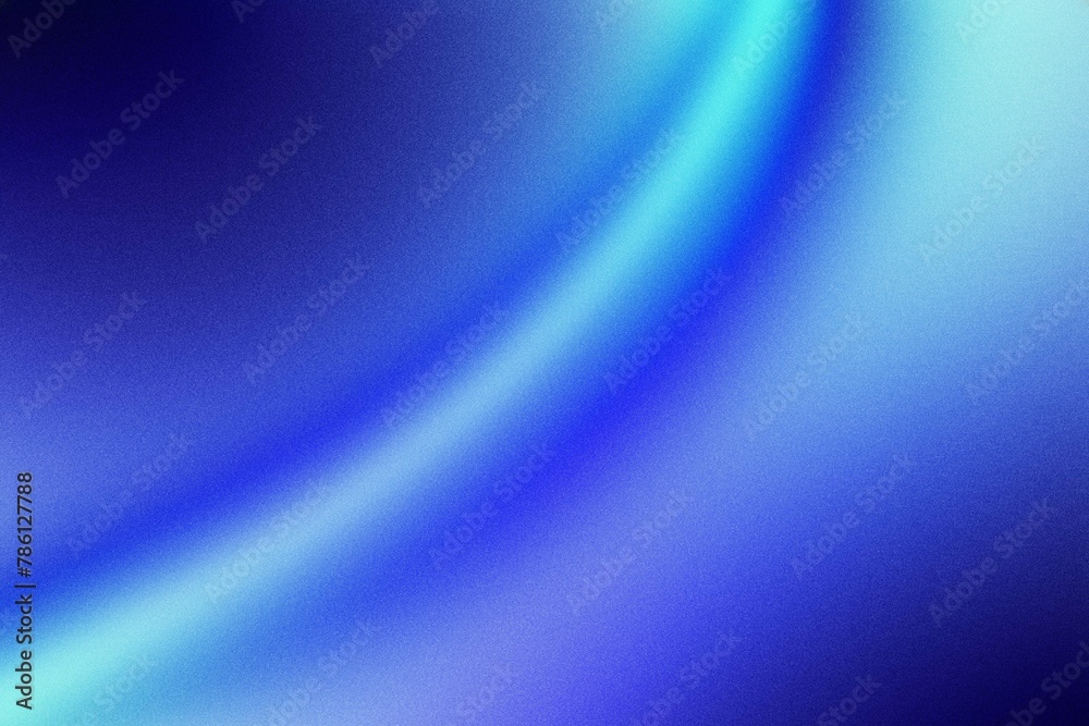 Fototapeta premium Iridescence Dark Blue Grainy Gradient Abstract Background Poster Banner