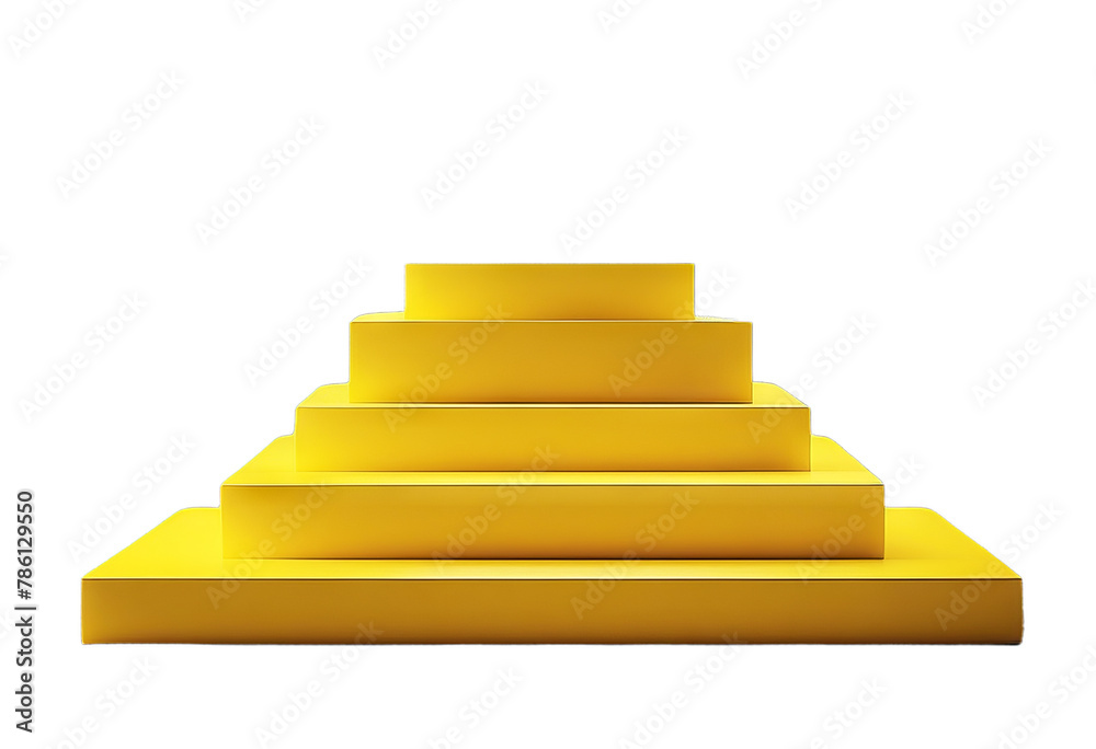 3d golden pyramid podium isolated 3d golden pyramid podium isolated