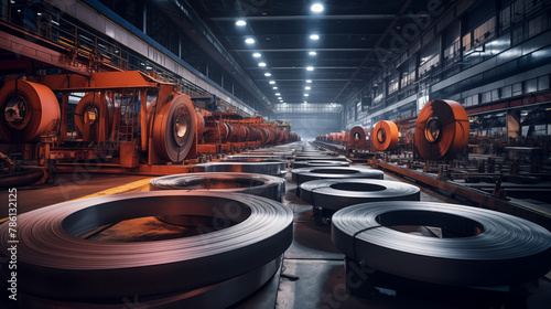 Industrial Steel Coiling: Precision and Energy in Manufacturing photo