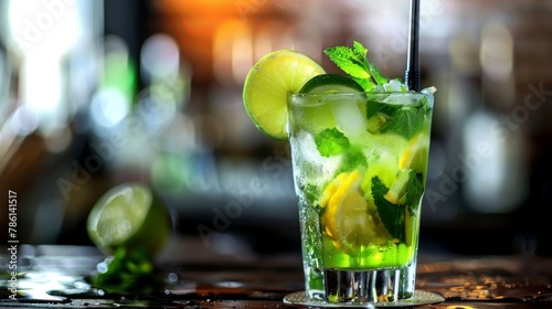 We stock the world's best cocktails in our collection, including the popular alcoholic drinks Mojito and Cosmopolitan photo