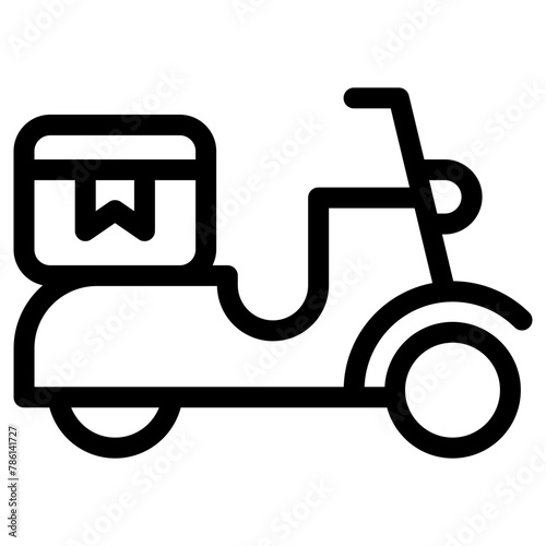 delivery icon, simple vector design