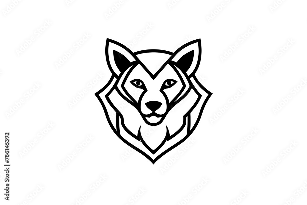 Incorporate gradients into an animal-inspired line art logo design with detailed vector illustrations Incorporate gradients into an animal-inspired line art logo design with detailed vector illustrations