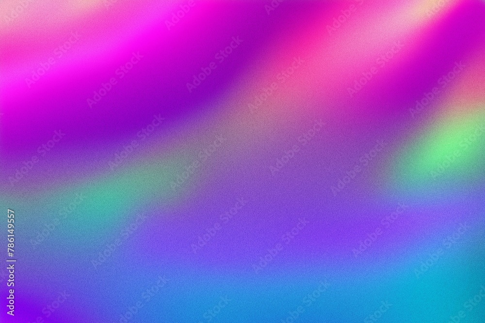 Obraz premium Iridescence Grainy Gradient Abstract Background Poster Banner