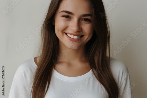a smiling woman