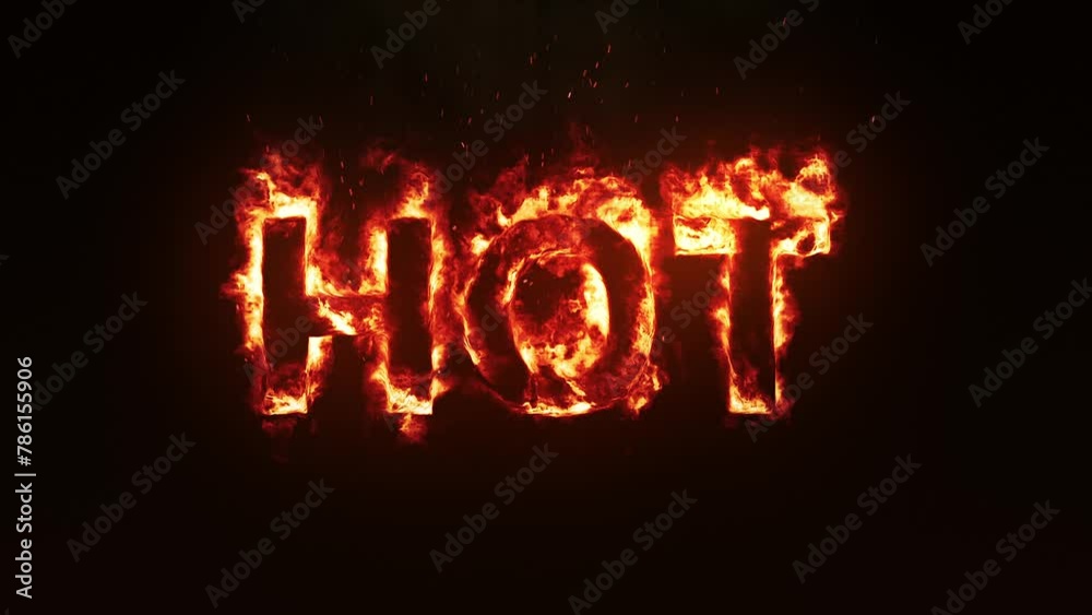 Hot. Fiery Hot Text. Hot Summer. Summer Heat. Burning Hot Text Hot. Fiery Hot Text. Hot Summer. Summer Heat. Burning Hot Text