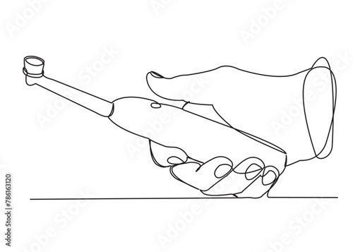 hand with a toothbrush_03