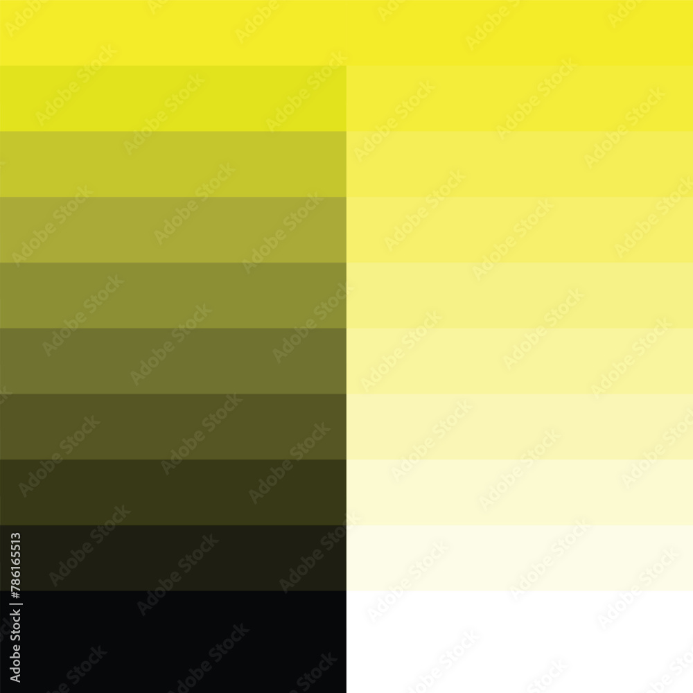 Fototapeta premium Yellow Gradient Color Palette