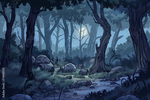 Dark Forest, Illustration, background © IMAGE