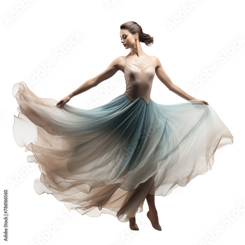 woman is dancing ballet