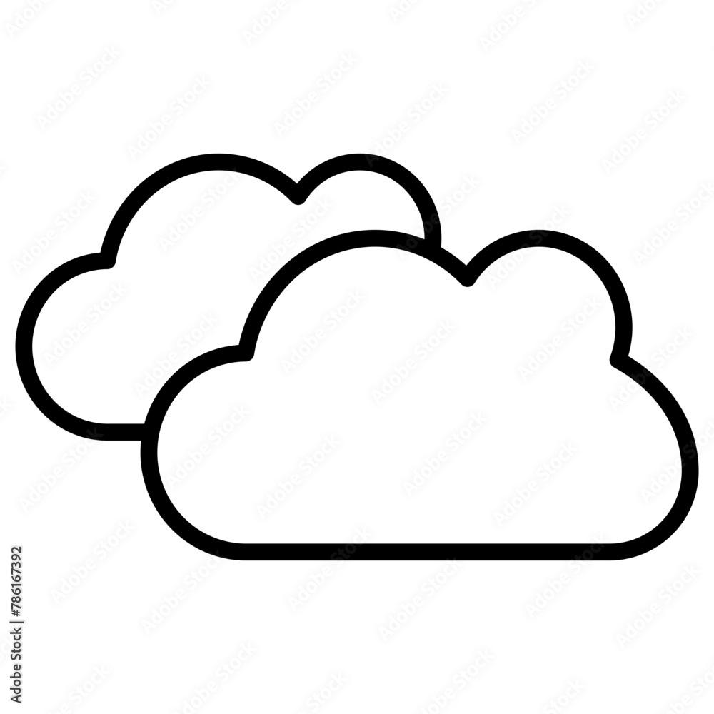 Cloudy Icon Cloudy Icon