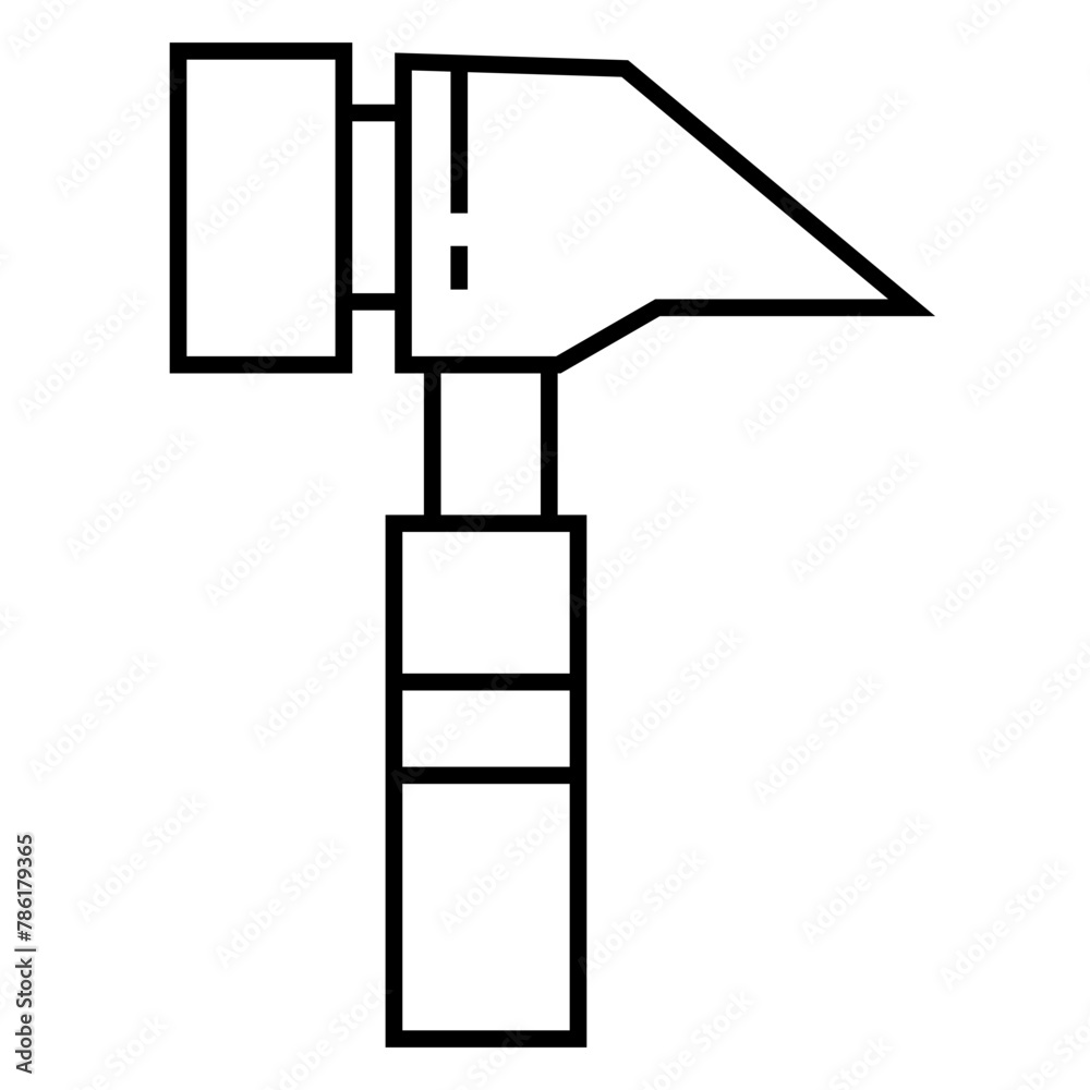 Hammer icon vector sign isolated on white background. Simple vector illustration for graphic and web design. Hammer icon vector sign isolated on white background. Simple vector illustration for graphic and web design.