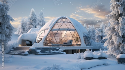 A photo of an Igloo Home in Harmony with the Nature © Xfinity Stock