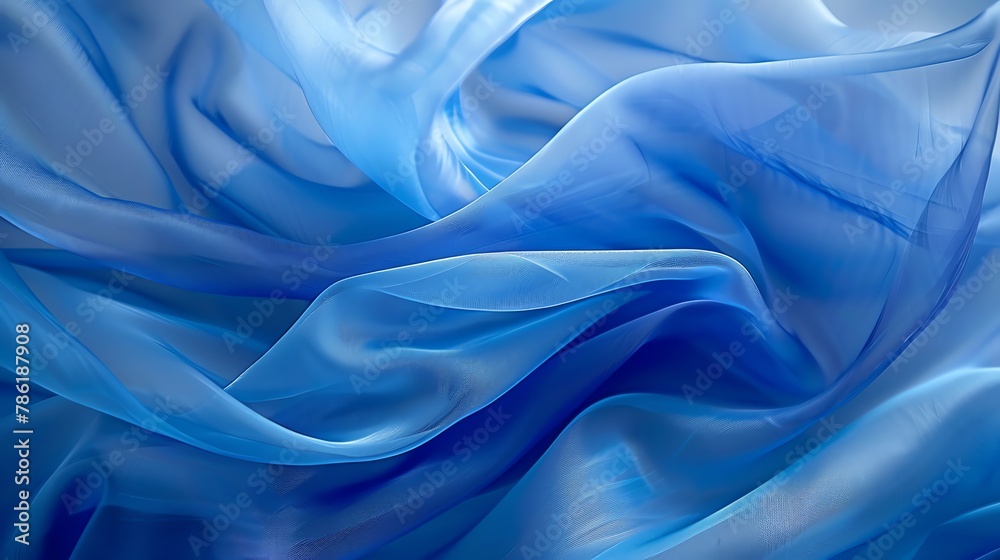 Fototapeta premium Waves of abstract gradient color lines create a dynamic spectrum 