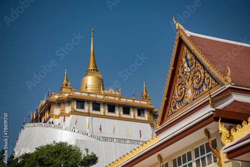 THAILAND BANGKOK GOLDEN MOUNT WAT SAKET