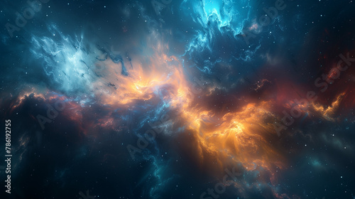 Celestial Wonders  Exploring the Vibrant Nebula
