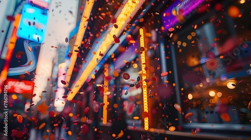 A visually striking graphic showcasing the excitement and thrill of sports betting, featuring vibrant colors and dynamic imagery