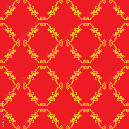 Decorative seamless pattern ornamental modular border vector