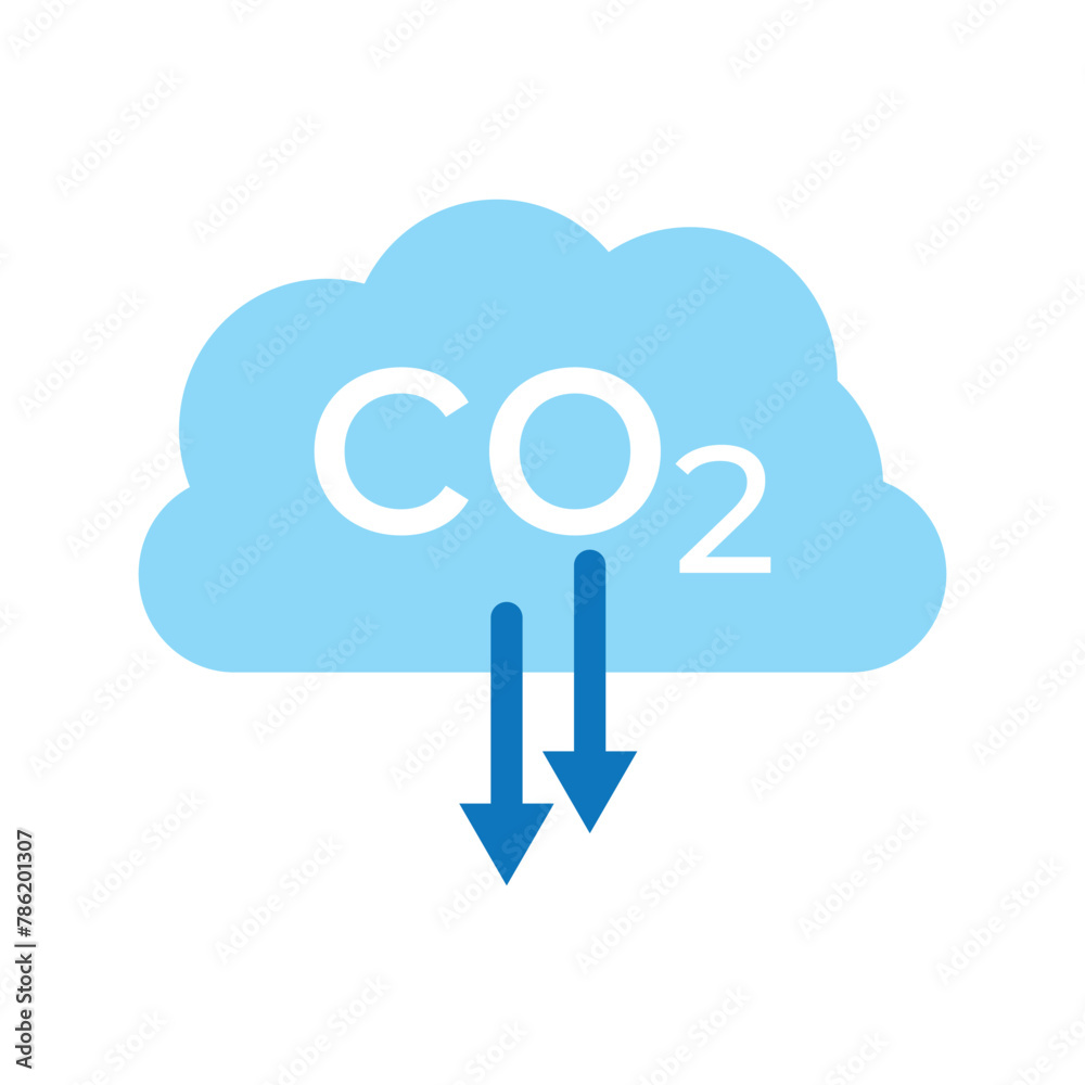 CO2 emissions icon. Ecology and environment symbol. Sign vector carbon dioxide pollution. CO2 emissions icon. Ecology and environment symbol. Sign vector carbon dioxide pollution.