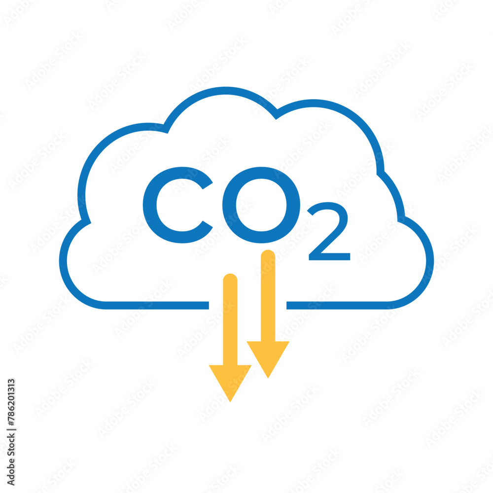 CO2 emissions icon. Ecology and environment symbol. Sign vector carbon dioxide pollution. CO2 emissions icon. Ecology and environment symbol. Sign vector carbon dioxide pollution.