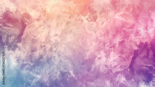 Vibrant Watercolor Sky With Abstract Pink And Blue Galaxy Background