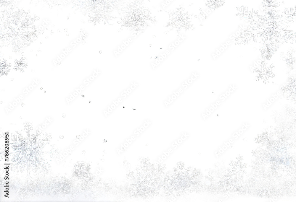 christmas background with snowflakes