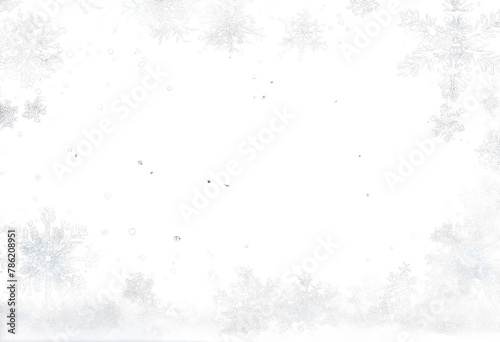 Obraz na płótnie christmas background with snowflakes w salonie