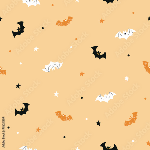 halloween seamless pattern © Andrew