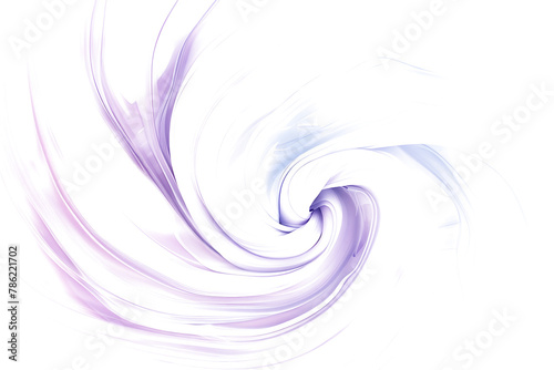 Soft lavender and baby blue color swirls on transparent background. © Steves Artworks