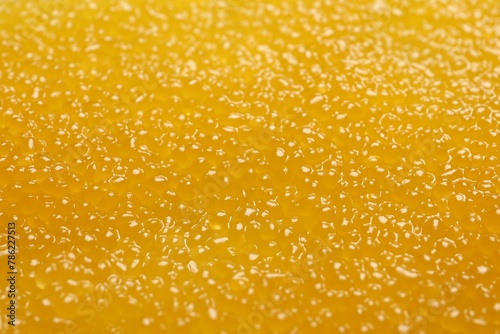 Fresh pike caviar as background, closeup view