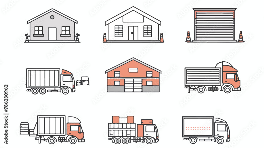 Warehouse wholesale services and delivery transportation