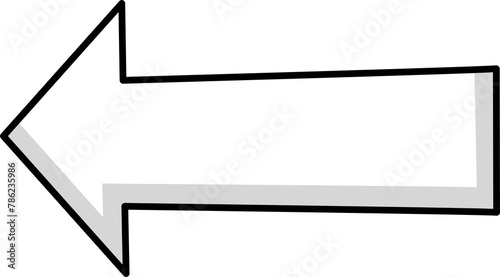 Black and white color speech bubble balloon with arrow point, icon sticker memo keyword planner text box banner, flat png transparent element design