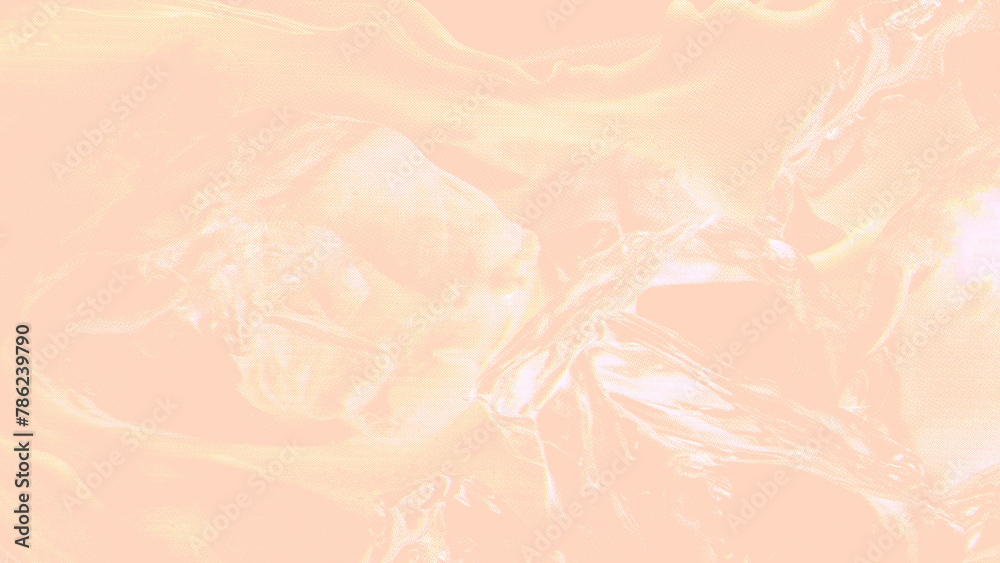 Fototapeta premium abstract background Iced Ovaltine, drink it for your physical health and feel refreshed. Gradient orange, yellow, light white, blur, pattern, art, design, decoration, love, wedding, color, wallpaper