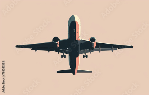 Travel plane illustration