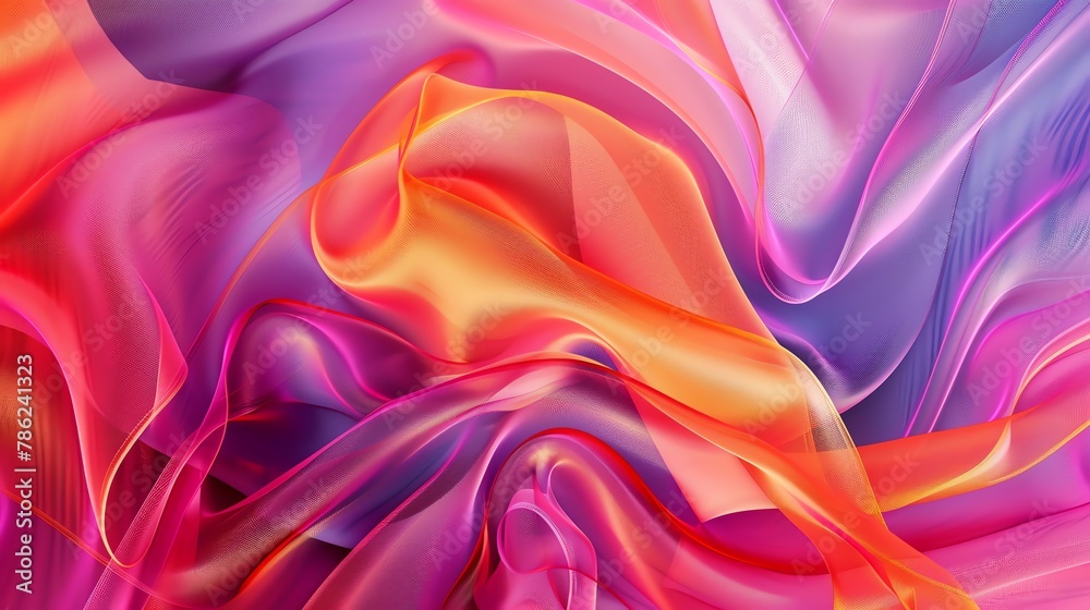 Waves of abstract gradient color lines create a dynamic spectrum
Waves of abstract gradient color lines create a dynamic spectrum