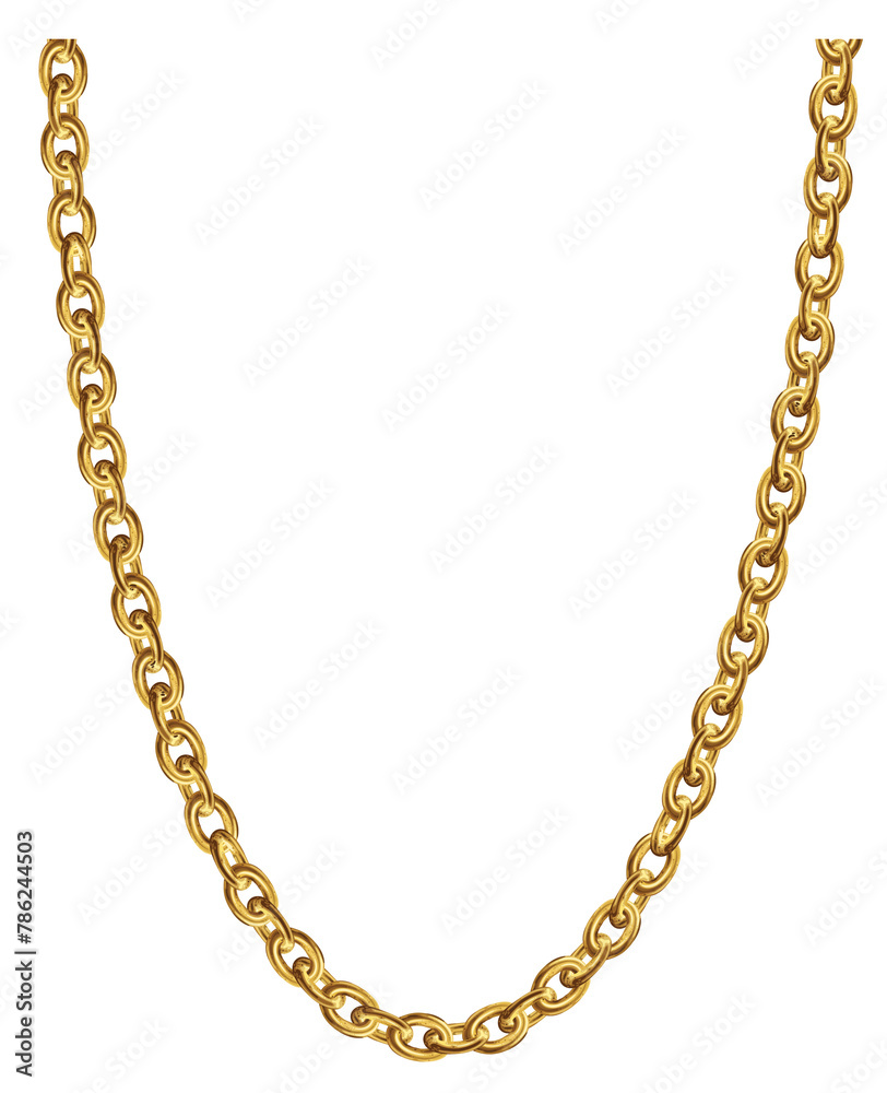 Gold necklaces Isolated on white. Golden chain vector illustration. Golden necklace for ads, flyers, web site, sale banners. Gold necklaces Isolated on white. Golden chain vector illustration. Golden necklace for ads, flyers, web site, sale banners.