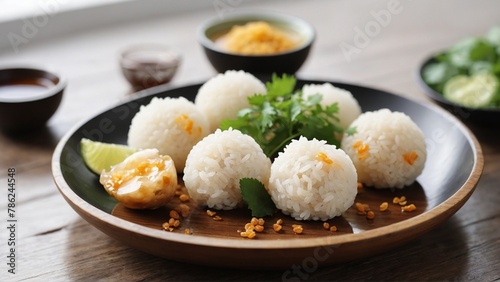 Che Troi Nuoc (Glutinous Rice Balls in Ginger Syrup)