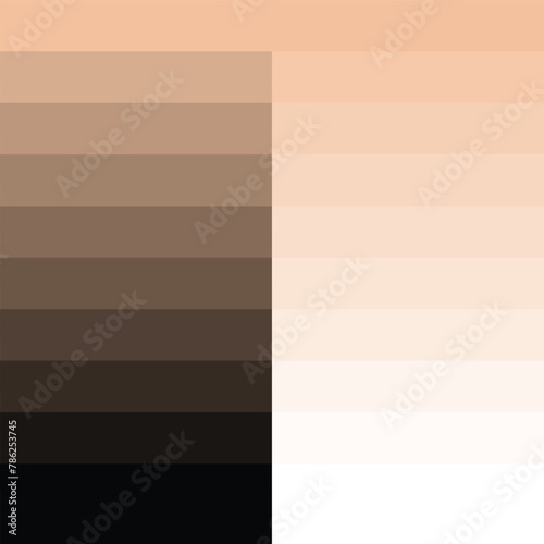 Cream Gradient Color Palette