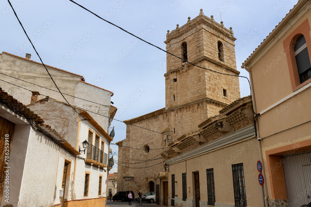 Church of Our Lady of the Assumption  Jorquera, Albacete autonomous community of Castilla-La Mancha, Spain.
