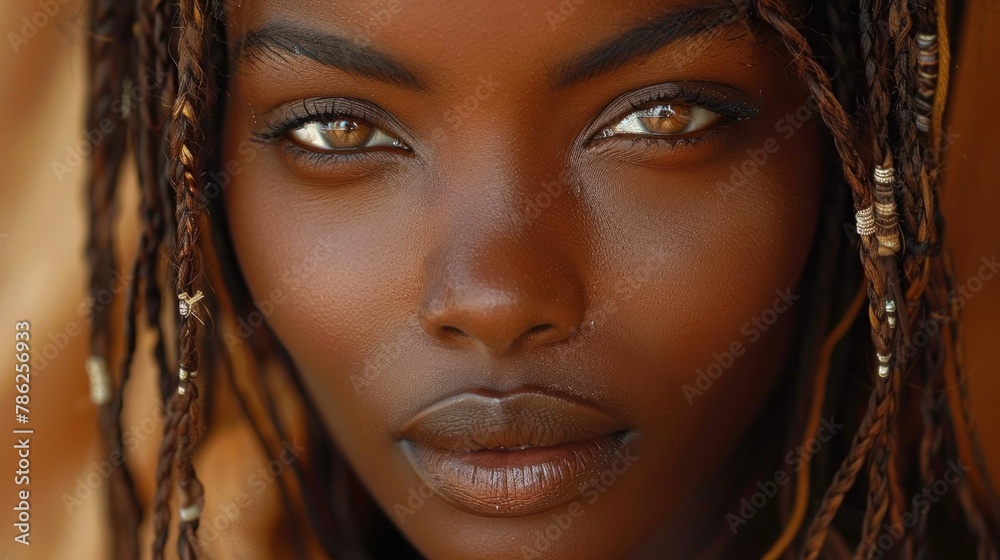 African tribal woman African tribal woman