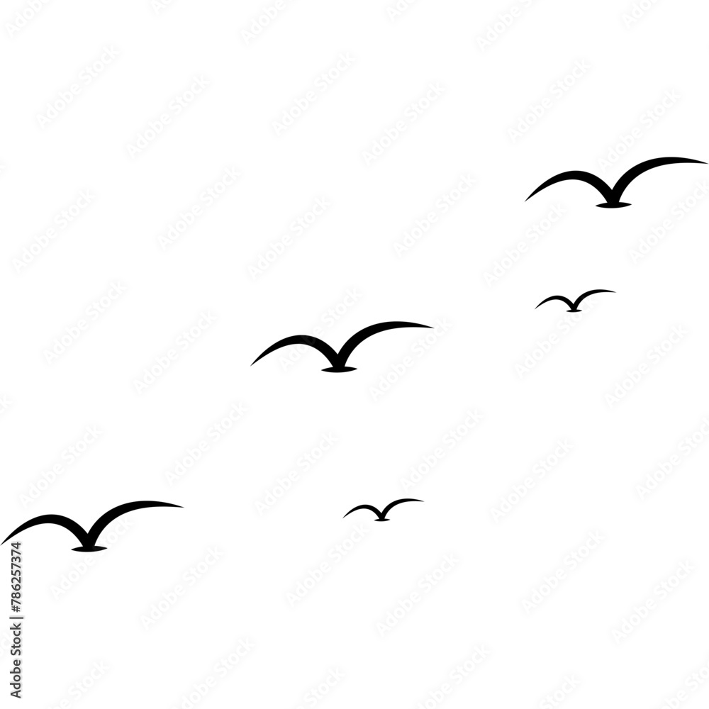 Flying Bird Silhouette Flying Bird Silhouette
