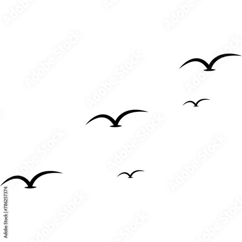 Flying Bird Silhouette © kurawa