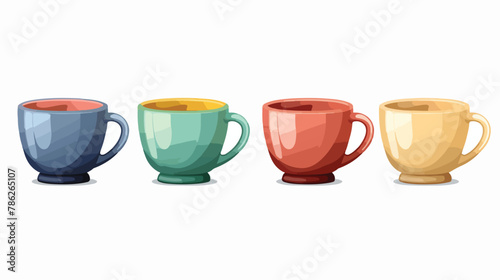 Kitchen icon of cup Vector illustration isolated on white