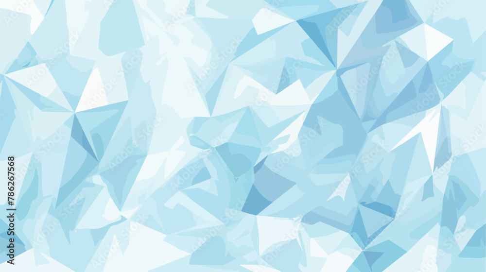 Light BLUE vector low poly cover with a diamond. Abstr - obrazy, fototapety, plakaty 