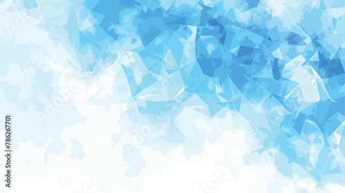 Light BLUE vector polygonal illustration which consist